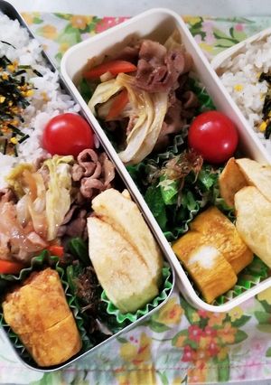 野菜炒め弁当(10.24)-レシピのメイン写真