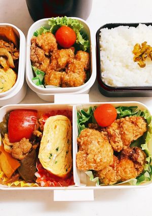 娘のお弁当199★＋ダンナの分も-レシピのメイン写真