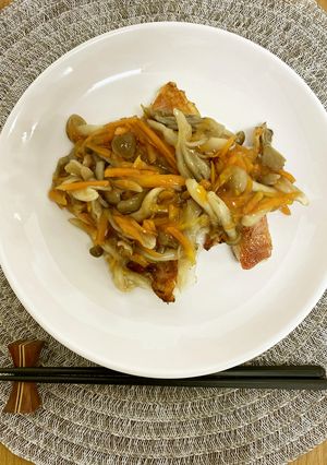 白身魚のきのこあんかけ-レシピのメイン写真