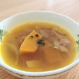 甘さ引き立つ*かぼちゃとベーコンのスープ