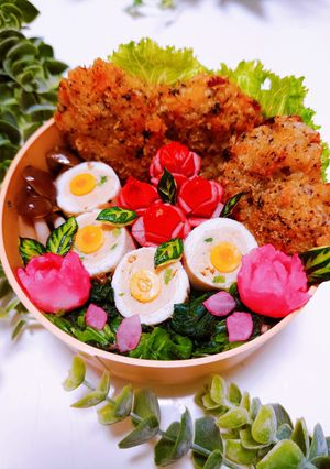 女子学生のお弁当（2022.10.24）-レシピのメイン写真