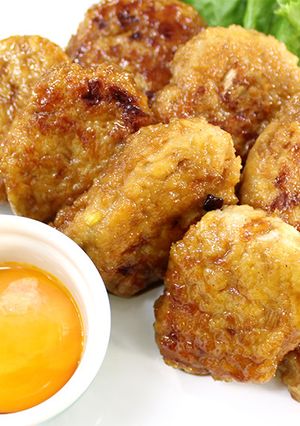 シャキシャキ蓮根入り＊鶏つくねの照り焼き-レシピのメイン写真