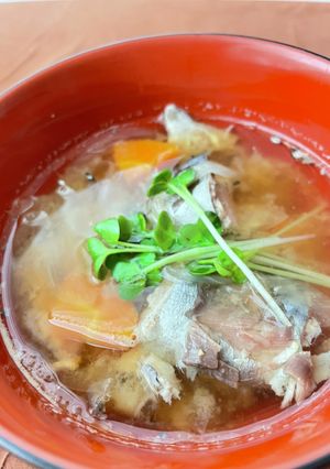 ぽかぽか♡サバ缶味噌汁-レシピのメイン写真