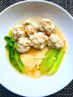アジのすり身団子と干皮豆腐-レシピのメイン写真