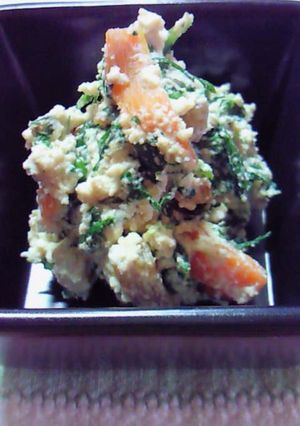 大人味♪春菊の白和え-レシピのメイン写真