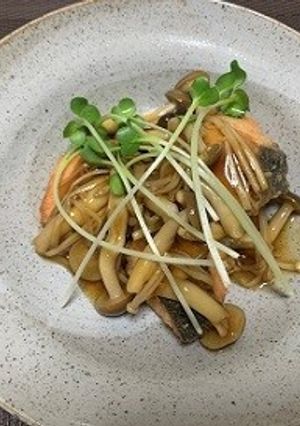 鮭のきのこあん（透析食）-レシピのメイン写真