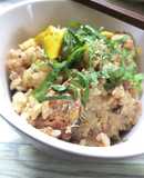 サバ缶とみかんの炊き込みご飯？！