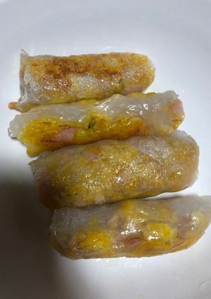 ジャガイモとカボチャのライスペーパー焼き-レシピのメイン写真