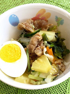 揚げ豚サラダ(こども園・保育園給食)-レシピのメイン写真