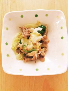 キャベツと牛肉の炒めもの-レシピのメイン写真