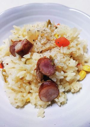 炊飯器DEピラフ-レシピのメイン写真