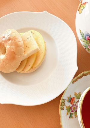 ベーグルサンド(リンゴ*クリームチーズ)-レシピのメイン写真
