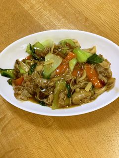 青梗菜ときのこの中華炒め-レシピのメイン写真