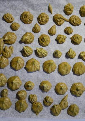 不器用抹茶のメレンゲクッキー-レシピのメイン写真