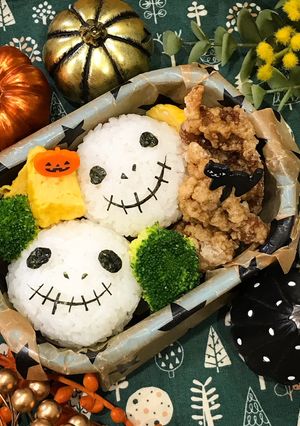 キャラ弁♡ナイトメアビフォアクリスマス-レシピのメイン写真