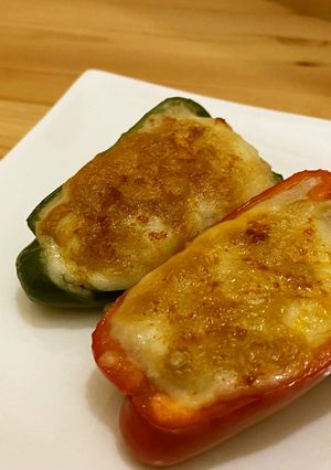 ピーマンカップのツナグラタン-レシピのメイン写真