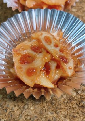 お弁当用☆レンチンれんこんの甘酢あん-レシピのメイン写真