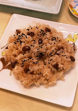 せいろでふっくら　お赤飯-レシピのメイン写真