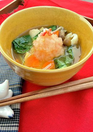 もみじおろしでほっこり味噌汁-レシピのメイン写真
