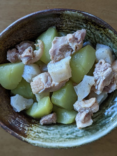 ハヤトウリと鶏もも肉の煮物-レシピのメイン写真