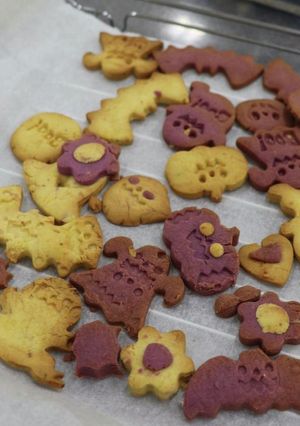 ポリ袋で簡単！米粉のハロウィンクッキー-レシピのメイン写真