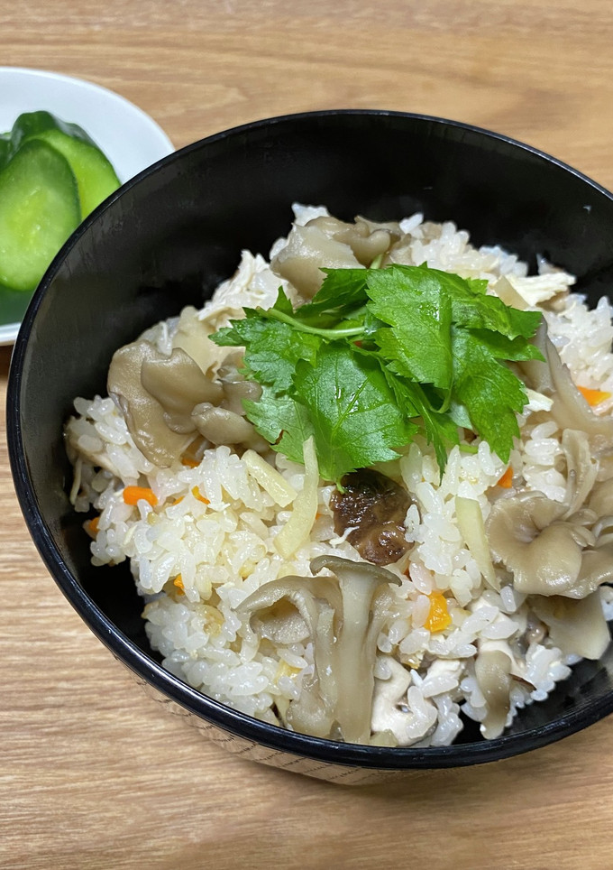 和歌山新しょうがときのこの炊き込みご飯-レシピのメイン写真