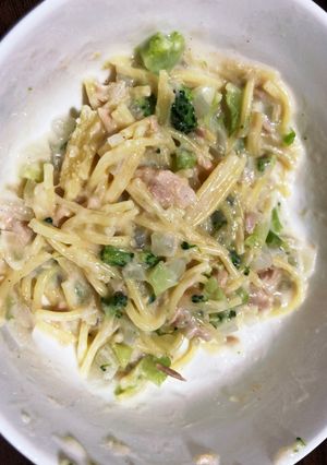 離乳食完了期 ツナと野菜のクリームパスタ-レシピのメイン写真