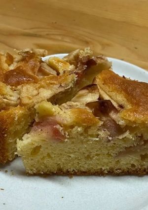 混ぜて焼く！簡単りんごのケーキ♡-レシピのメイン写真