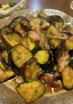 茄子と豚バラの甘酢炒め-レシピのメイン写真