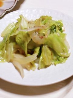 キャベツと玉ねぎのにんにく炒め-レシピのメイン写真