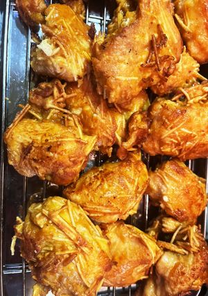 死ぬ気で　鶏胸肉のそうめん唐揚げ-レシピのメイン写真
