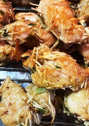 そうめん唐揚げ丼　ネギワサビ味-レシピのメイン写真