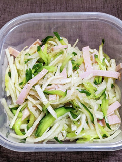 大根ときゅうりとハムのサラダ-レシピのメイン写真