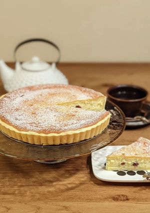 お米の粉で作る☆クランベリーチーズケーキ-レシピのメイン写真
