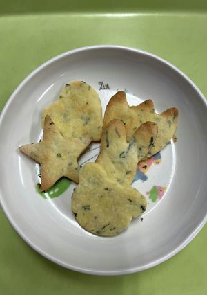 【保育園給食】クレソンの型抜きクッキー-レシピのメイン写真
