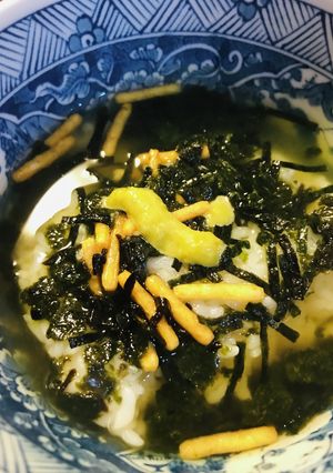お茶漬けの素●海苔増量のワサビ茶漬け-レシピのメイン写真