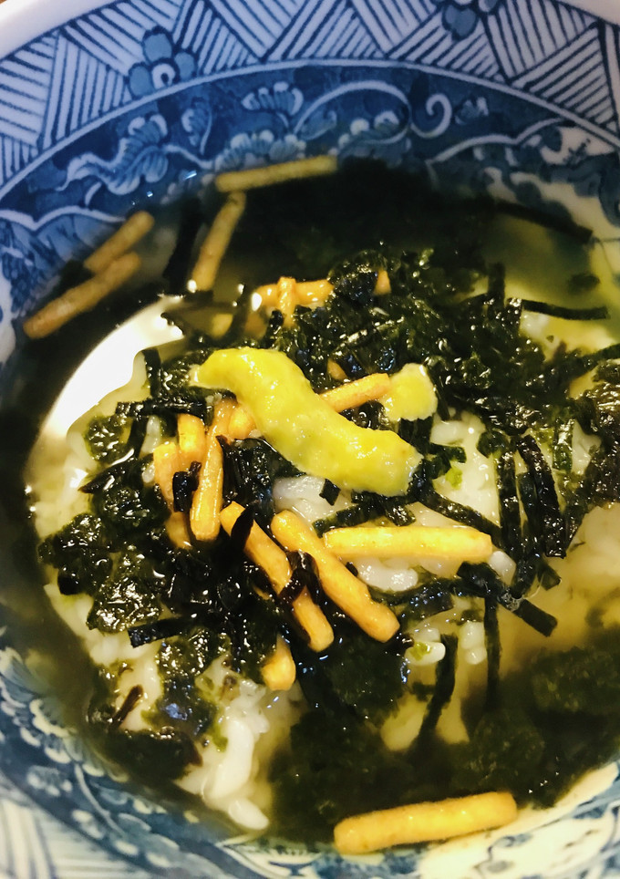 お茶漬けの素●海苔増量のワサビ茶漬け-レシピのメイン写真