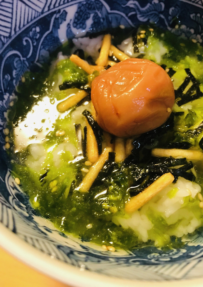 お茶漬けの素●海苔増量の梅干し茶漬け-レシピのメイン写真