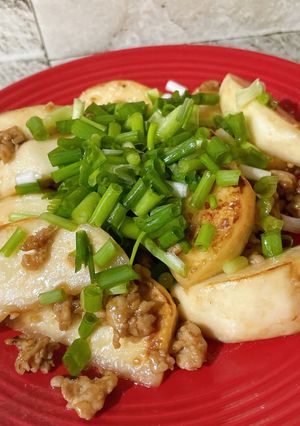 鶏ミンチとカブのオイスター炒め-レシピのメイン写真