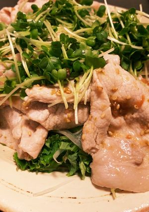 サッパリ豚しゃぶ　with香味ベジ-レシピのメイン写真