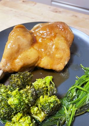 簡単！！TDR風☆骨付き鳥もも照り焼き-レシピのメイン写真