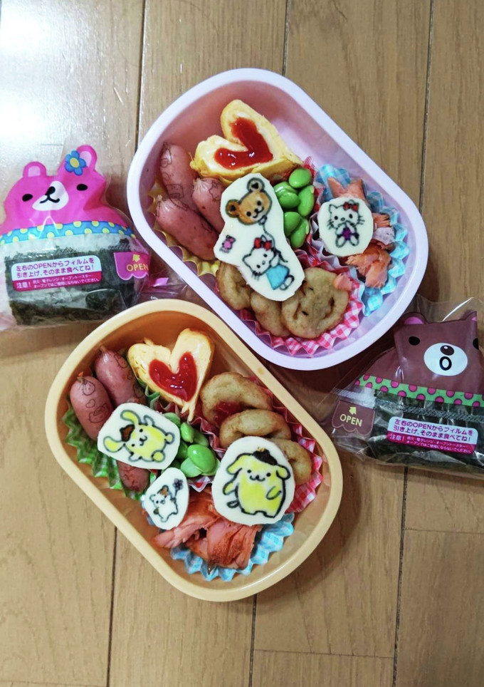 お弁当 双子 記録用⒁-レシピのメイン写真