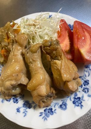 超〜簡単！鶏手羽元のさっぱり煮-レシピのメイン写真