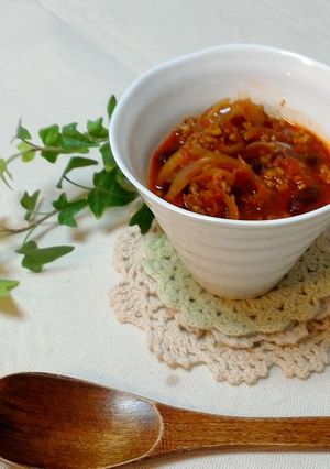 大豆ミートのポークチリコンカン-レシピのメイン写真