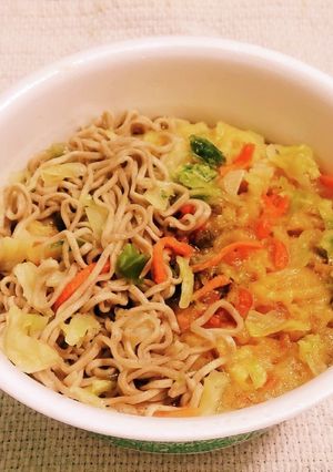 “カップ 天ぷらそば乾燥野菜入り”-レシピのメイン写真