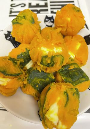 かぼちゃの茶巾絞り-レシピのメイン写真