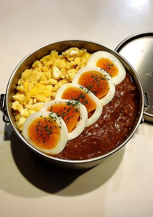 のっけ弁当2022.10.25カレー弁当-レシピのメイン写真