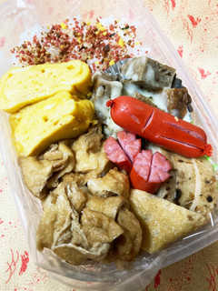 2022/10/25 煮物をメインに弁当-レシピのメイン写真