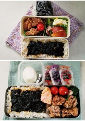 のり唐弁当(10.25)-レシピのメイン写真