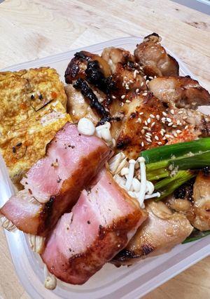 甘味噌に漬け込んだ☆グリル焼き鳥弁当-レシピのメイン写真